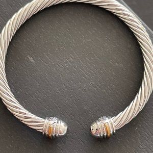 DAVID YURMAN SS GOLD CLASSIC CABLE 5mm MINT CONDITION